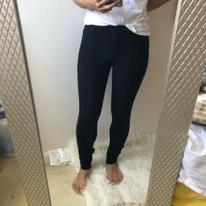 BRAND NEW Burberry Leather Trim Stretch Pants